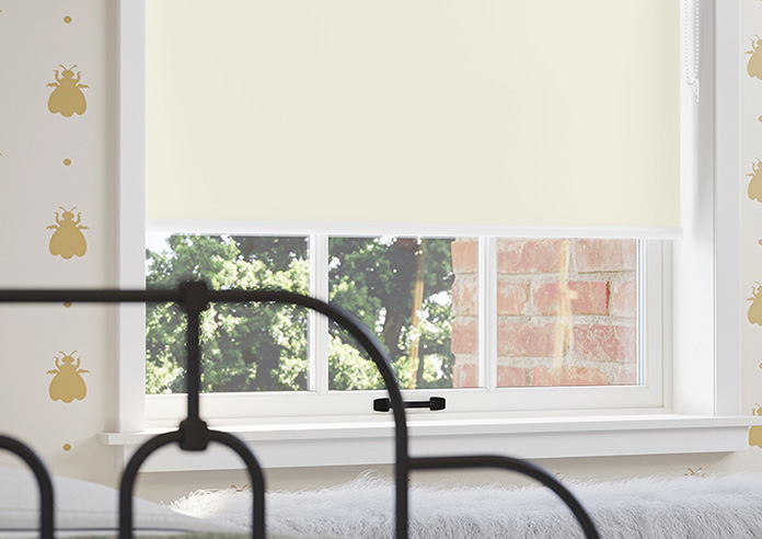 Levant (FR Blackout), Cream - Twist&Fit Roller Blind - Image 5
